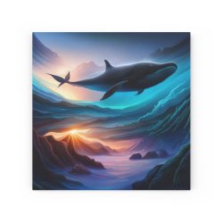 Dream Whale - Wood Canvas